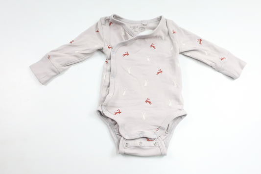 Wrap-body fra Lindex - Størrelse 56 - Grå