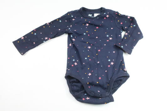 Bodysuit fra H&M - Størrelse 74 - Marineblå