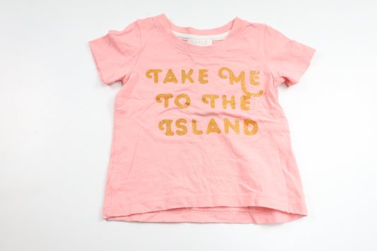 T-shirt fra Livly - Størrelse 74 - Lyserød
