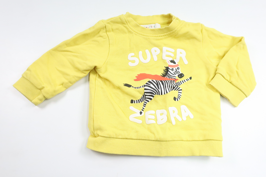 Sweatshirt fra Minimarket - Størrelse 68 - Gul