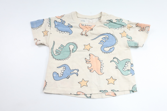 T-shirt fra ICA I Love Eco - Størrelse 62 - Off-white