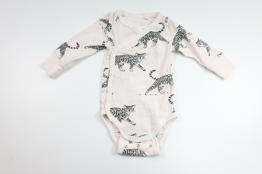 Wrap-body fra Lindex - Størrelse 56 - Hvid