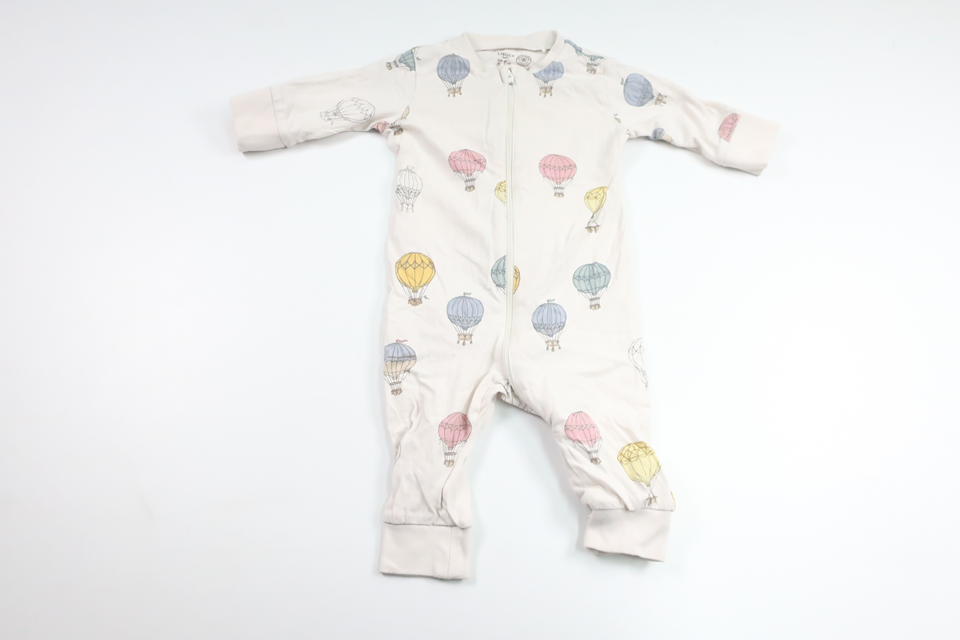 Pyjamas med balloner fra Lindex - Størrelse 62 - Hvid