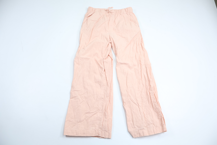 Bukser i linnedblanding fra H&M - Størrelse 128 - Rosa