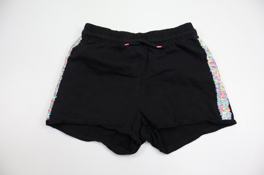 Shorts med paljetter från H&M - Storlek 128 - Svart