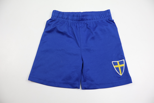 Fotbollsshorts från Okänt - Storlek 98/104 - Blå