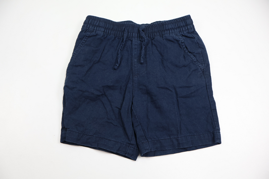 Shorts i hør-mix fra Lager 157 - Størrelse 110 - Marineblå