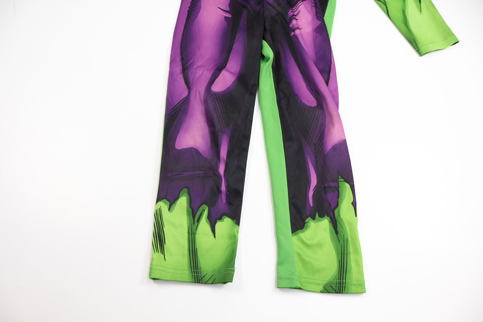 Jumpsuit "Hulken" med mask från H&M - Storlek 110/116 - Grön
