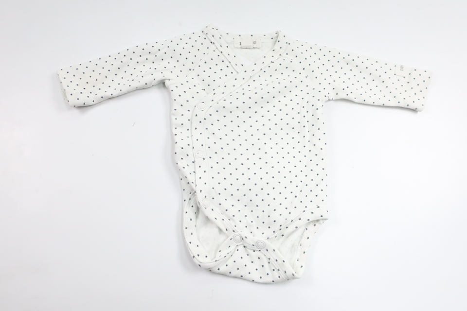 Wrap-body fra Newbie - Størrelse 50 - Hvid