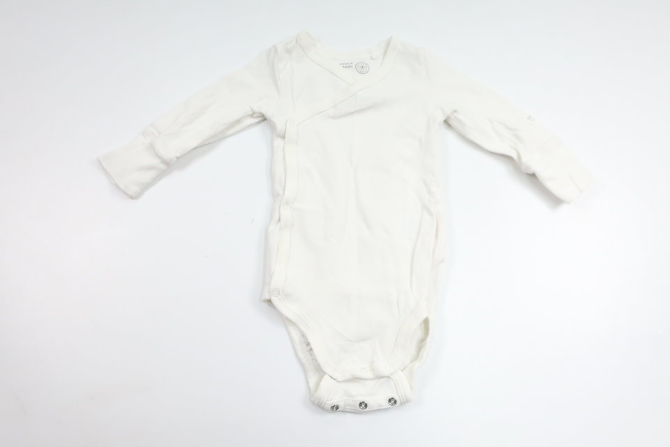 Wrap-body fra Lindex - Størrelse 56 - Hvid