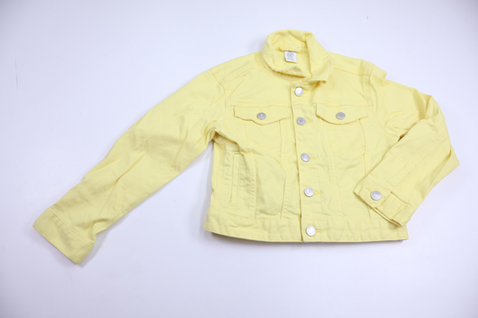 Cowboyjakke fra Lindex - Størrelse 128 - Gul