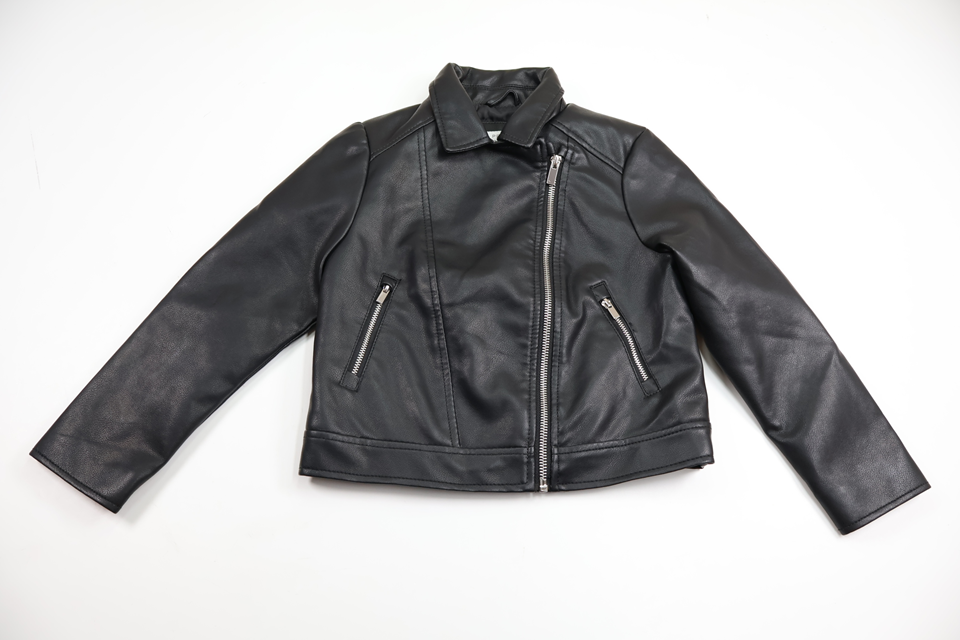 Bikerjacka från Primark - Storlek 122 - Svart