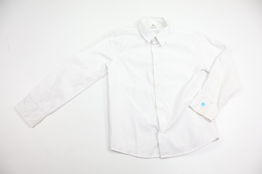 Skjorte fra H&M - Størrelse 116 - Hvid