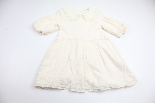 Kjole fra H&M - Størrelse 110 - Råhvid