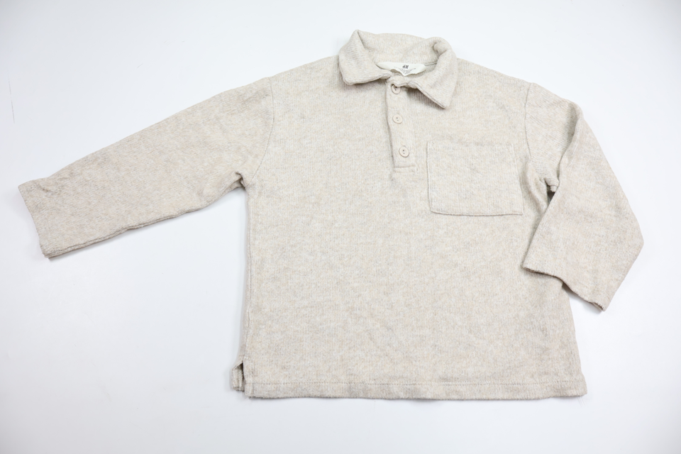 Stickad tröja från H&M - Storlek 122/128 - Beige