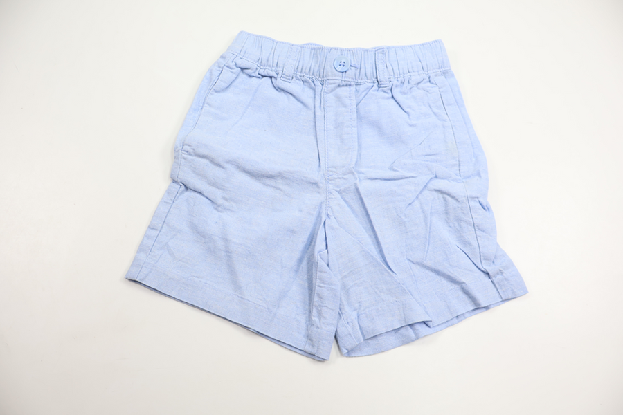 Shorts i hør-mix fra Cubus - Størrelse 110 - Blå