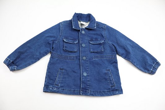Denimjakke fra Lindex - Størrelse 92 - Denim