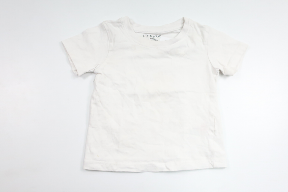 T-shirt fra Primark - Størrelse 80 - Hvid