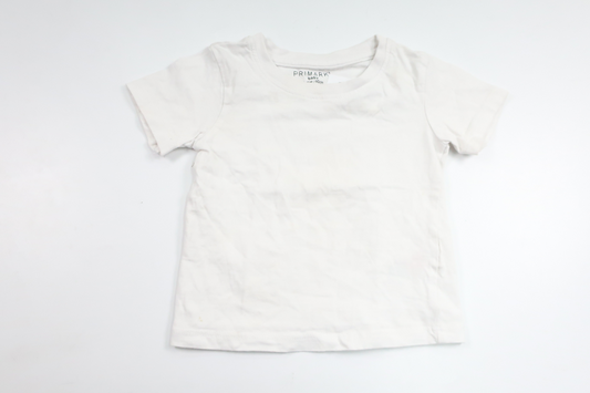 T-shirt fra Primark - Størrelse 80 - Hvid