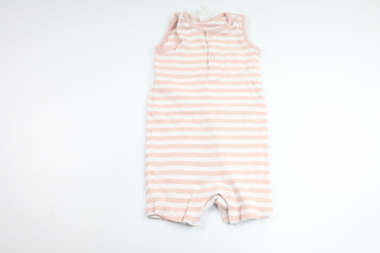 Ribbet jumpsuit fra H&M - Størrelse 92 - Lyserød