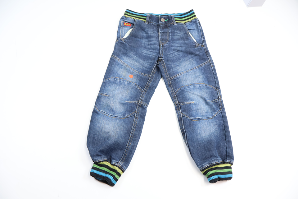 Jeansbukser fra Bamse by Lindex - Størrelse 110 - Denim