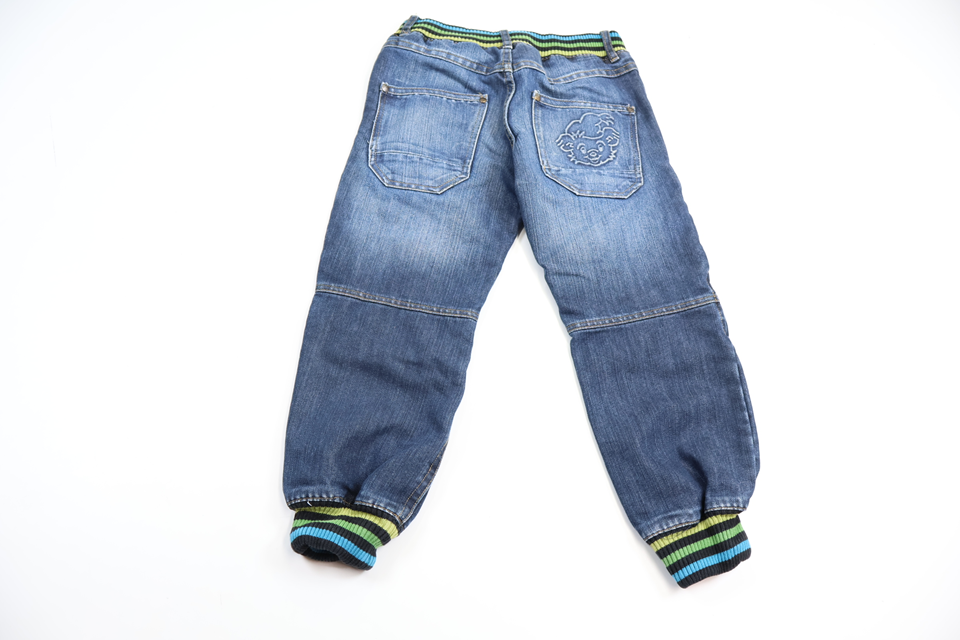 Jeansbukser fra Bamse by Lindex - Størrelse 110 - Denim