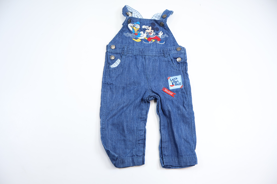 Snedkerbukser fra Disney - Størrelse 80 - Denim