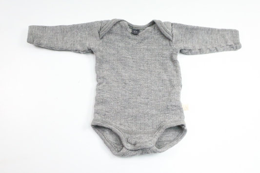 Bodysuit i 100% uld fra Dilling - Størrelse 56 - Grå