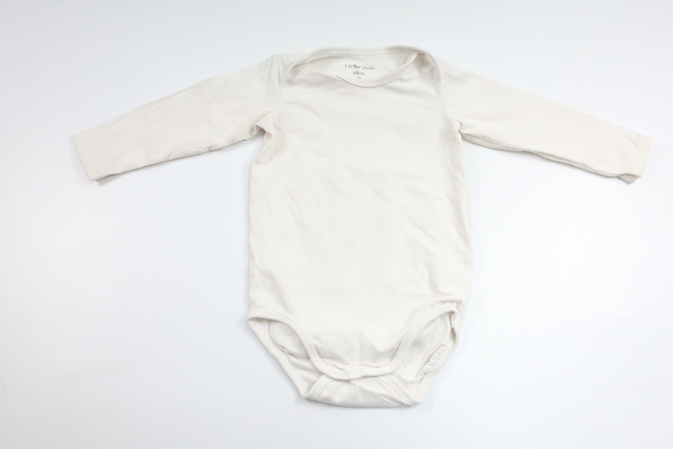 Body från Ellos - Storlek 74 - Vit