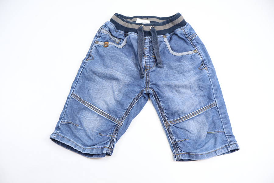 Jeansshorts fra PompdeLux - Størrelse 110 - Denim