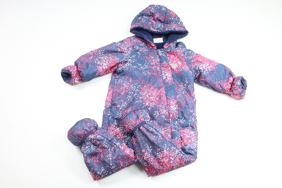 Fleecefodrad overall från Lupilu - Storlek 74/80 - Marinblå