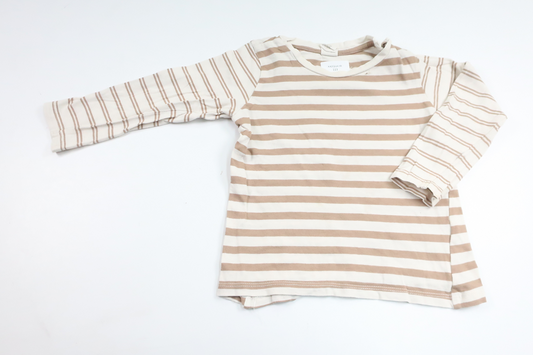 Stribet sweater fra H&M - Størrelse 86 - Beige