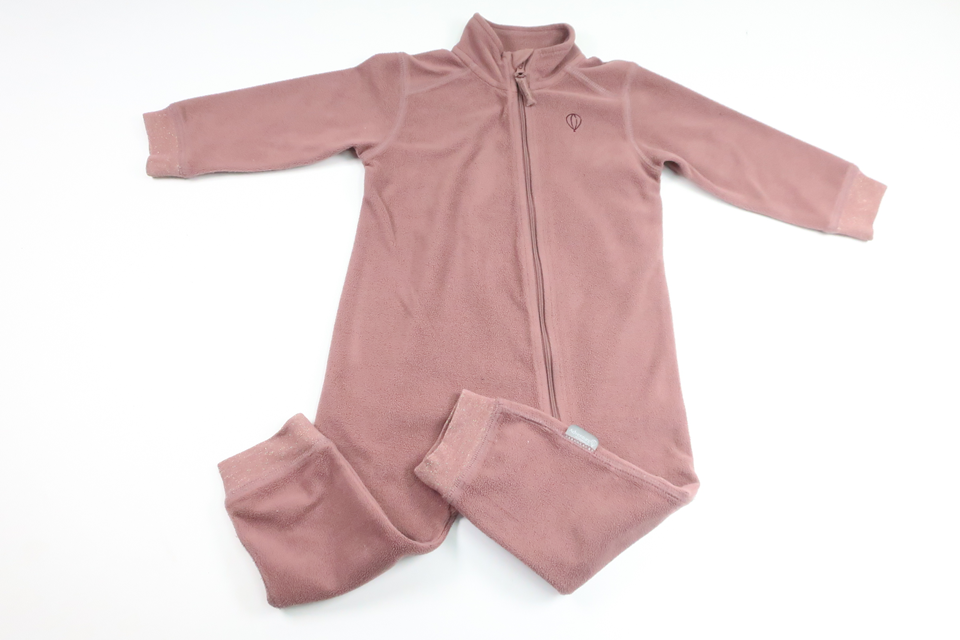 Fleeceoveralls fra PompdeLux - Størrelse 86 - Pink