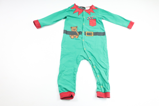 Julemandspyjamas fra H&M - Størrelse 92 - Grøn
