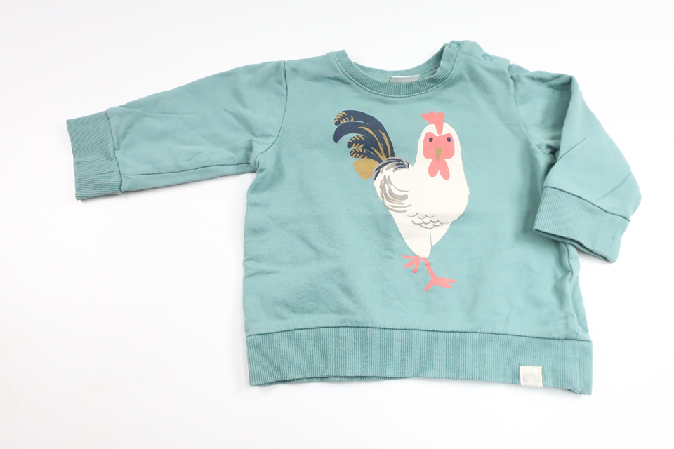 Sweatshirt fra Lindex - Størrelse 68 - Blå