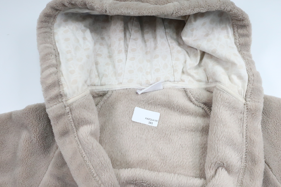 Badekåbe/Sloppekåbe i fleece fra Libero - Størrelse 86/92 - Beige