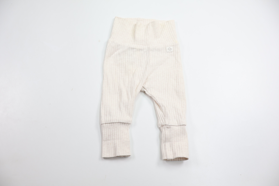 Ribbade byxor från H&M - Storlek 56 - Benvit
