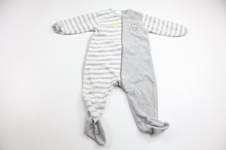 Pyjamas i fleece från Impidimpi - Storlek 74/80 - Grå