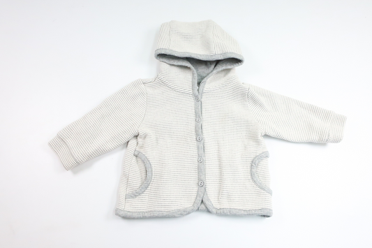 Hættejakke fra H&M - Størrelse 68 - Grå