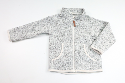 Fleecejakke fra H&M - Størrelse 80 - Grå