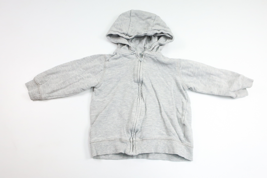 Hættejakke fra H&M - Størrelse 80 - Grå