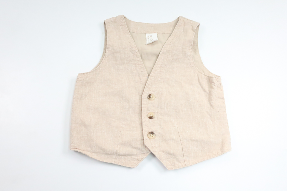 Habitvest fra H&M - Størrelse 80 - Beige