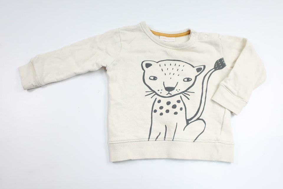 Sweater fra Lindex - Størrelse 74 - Off-white