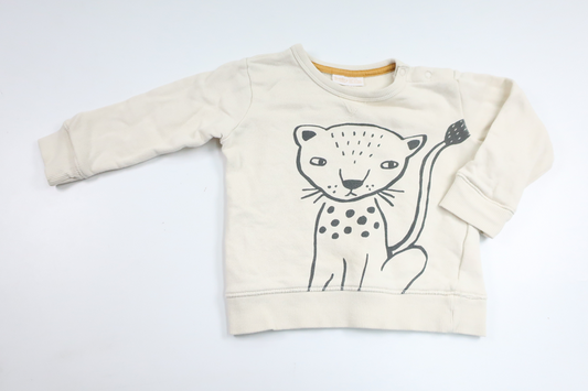 Sweater fra Lindex - Størrelse 74 - Off-white