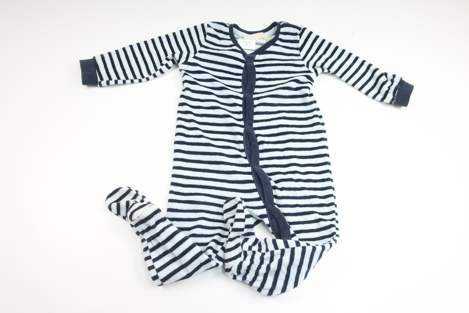 Fleecepyjamas fra Lupilu - Størrelse 74/80 - Hvid