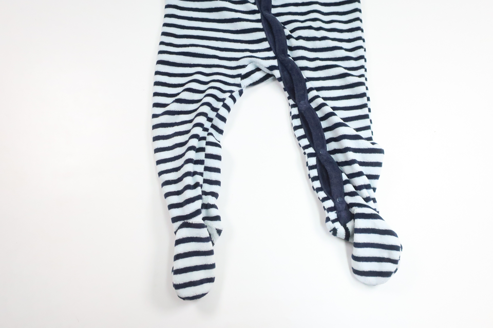 Fleecepyjamas fra Lupilu - Størrelse 74/80 - Hvid