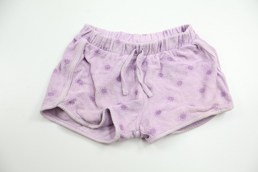 Frotteshorts fra Primark - Størrelse 104 - Lilla