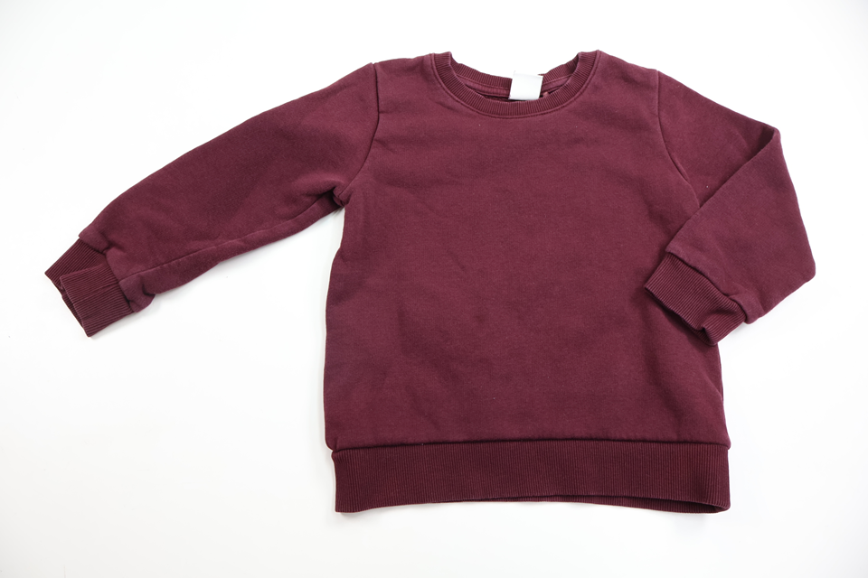 Sweatshirt fra Lindex - Størrelse 92 - Bordeauxrød