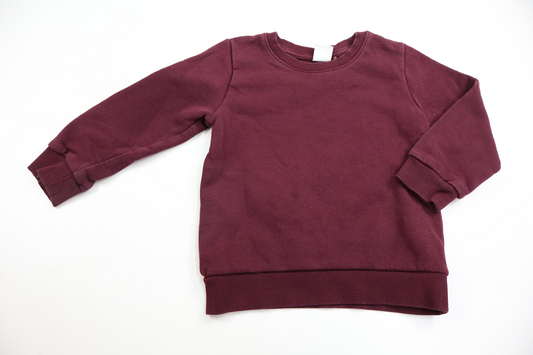 Sweatshirt fra Lindex - Størrelse 92 - Bordeauxrød