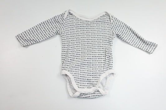 Bodysuit fra H&M - Størrelse 56 - Hvid